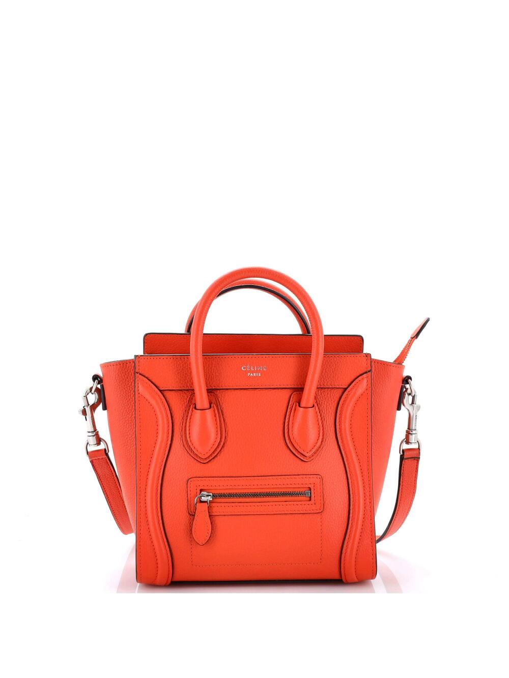 Celine Luggage Bag Grainy Leather Nano #295808C15B